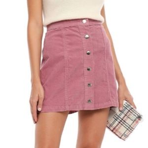 rag & bone Pink Denim Skirt